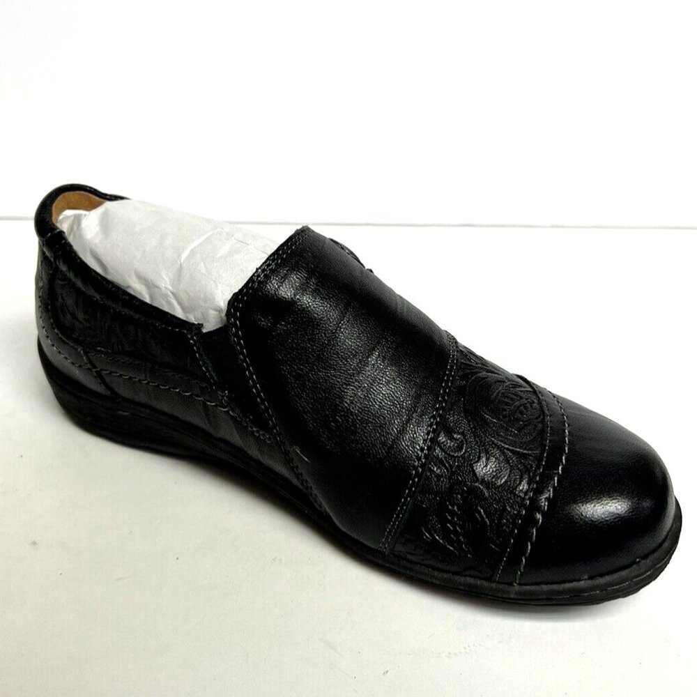 Biza Women's Harmony Slip On Shoes Black, Size EUR 36, US 6M.
